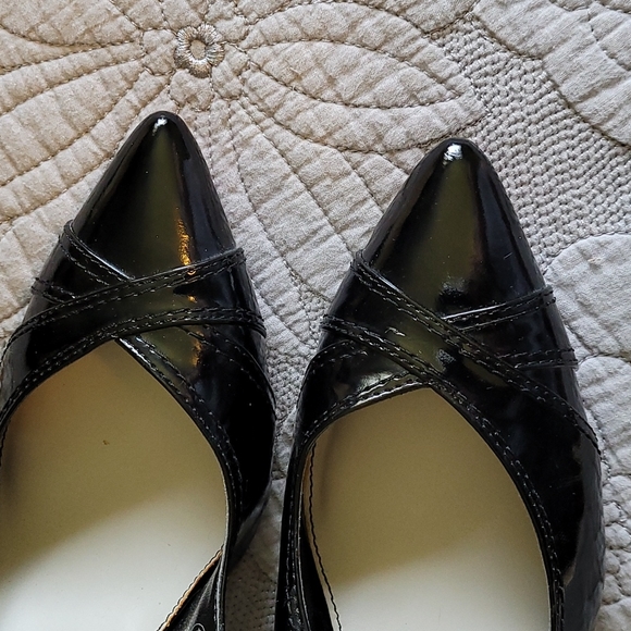Anne Klein size 11 black slingbacks - Picture 5 of 5